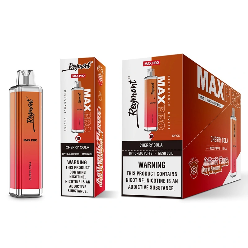 4500 crystal vape Reymont Max Pro Crystal 4500 Puffs Super Max Pure Taste Mesh Coil 1500mAh  Bettery Disposable Vape Pen Electronic Cigarette